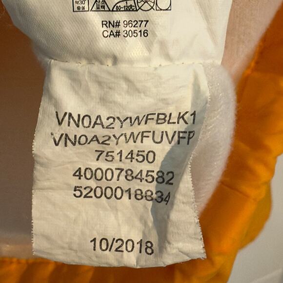 Vans Thanks Coach Jacket Lightweight Snap-Front Windbreaker Yellow Women's M - Picture 5 of 10